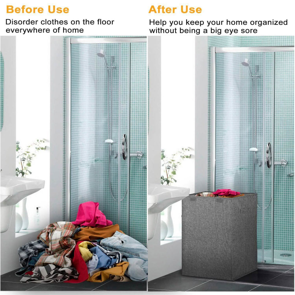 Foldable Laundry Hampers with Lid