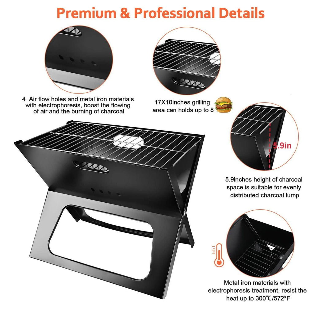 Foldable Portable BBQ Barbecue Grill