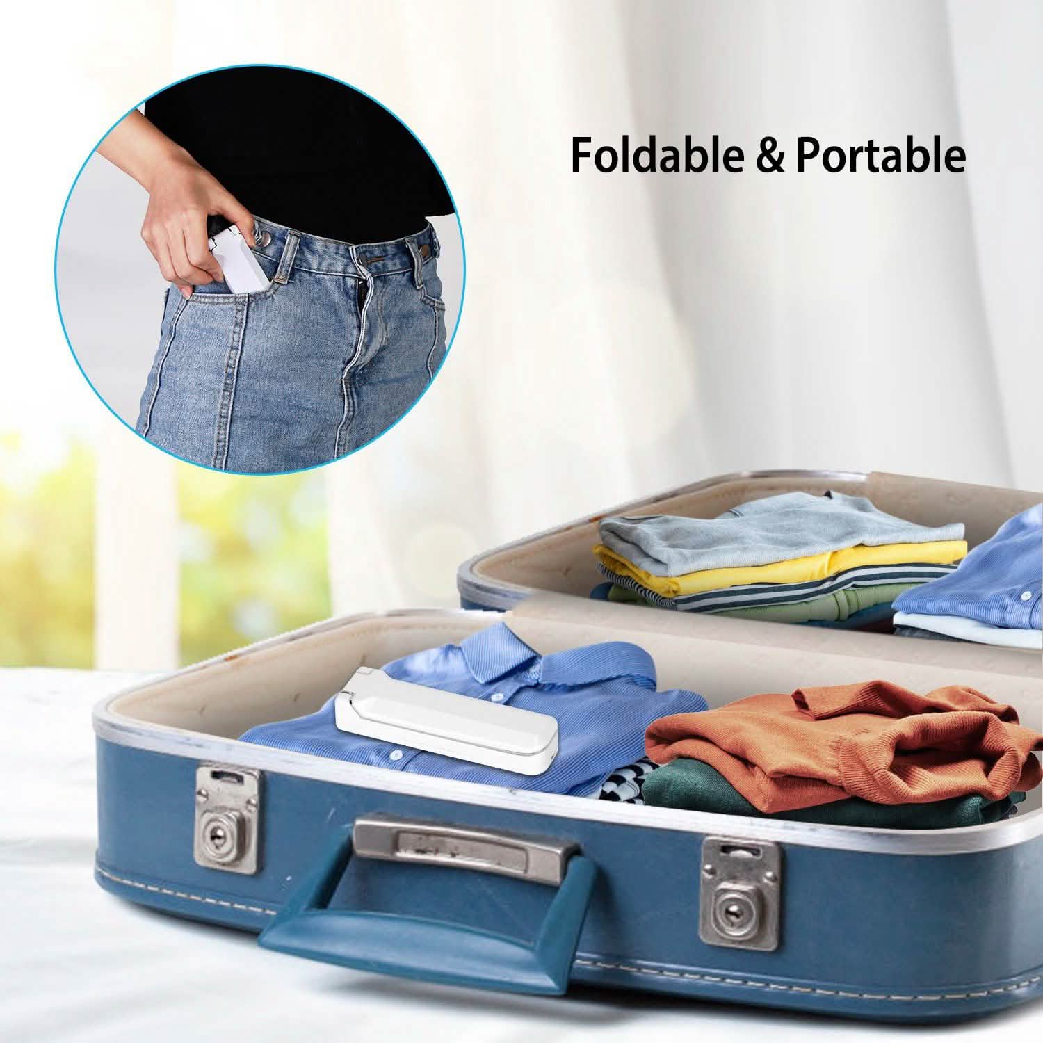 Foldable UV Sanitizer Light Sterilizer Wand