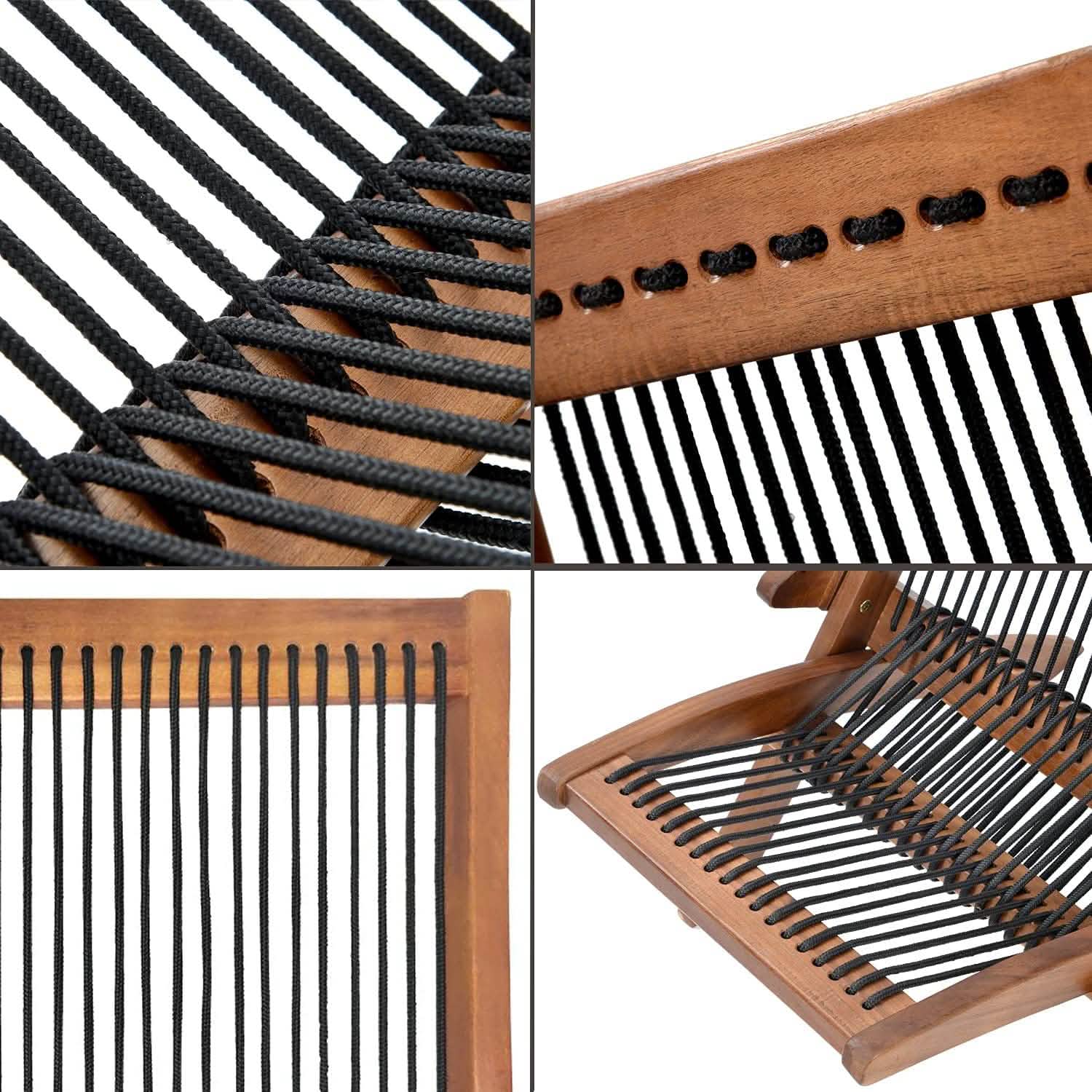 Folding Chairs Wooden Foldable Patio Chair