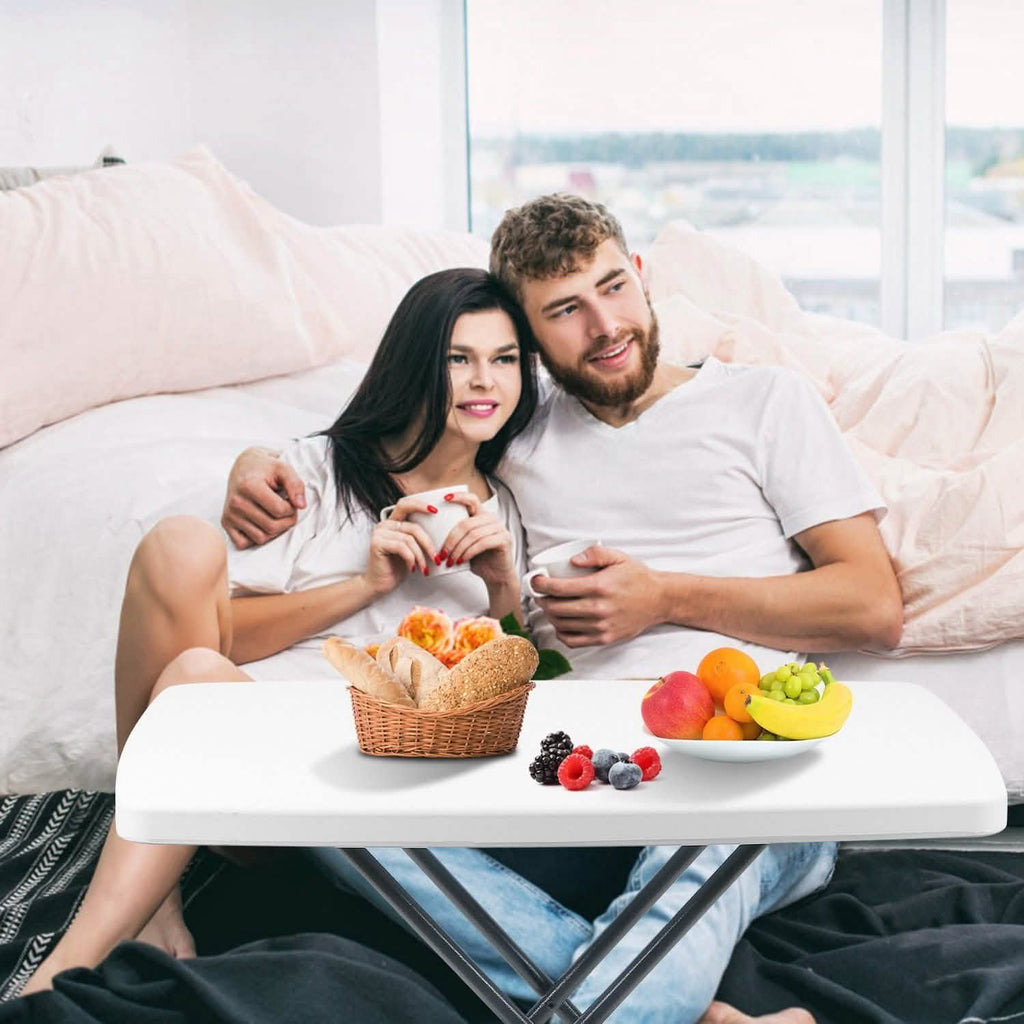 Folding Height Adjustable Snack Table