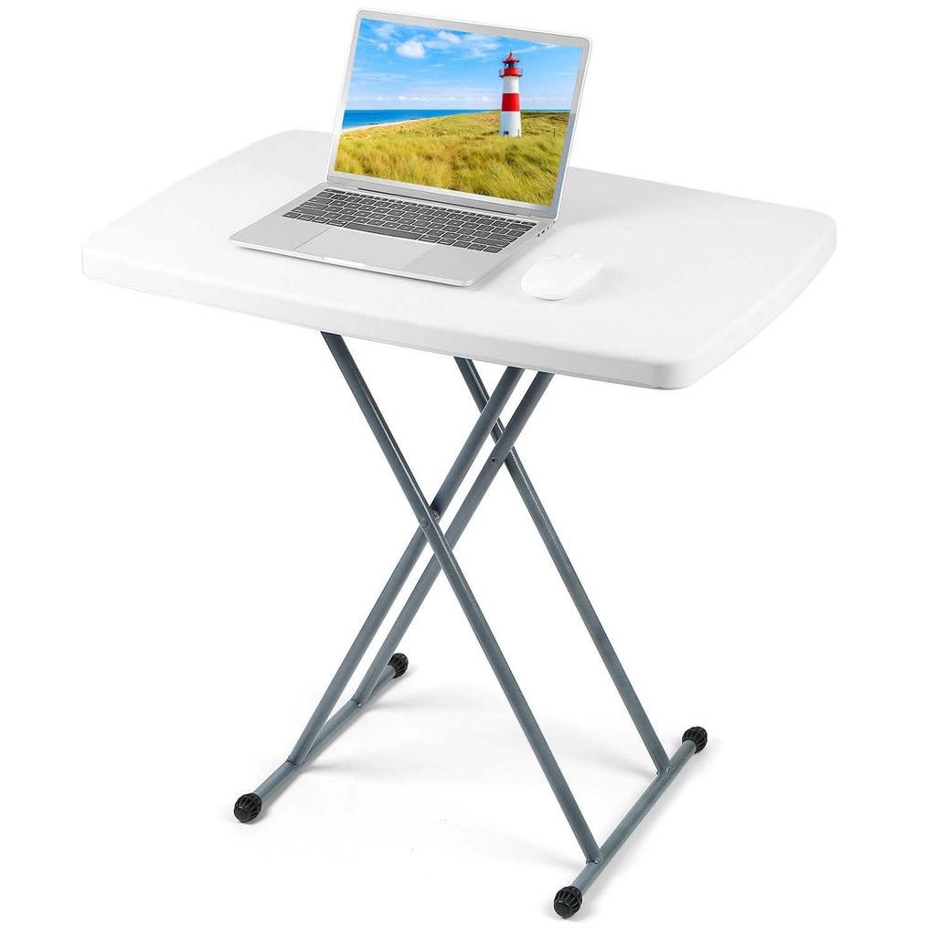 Folding Height Adjustable Snack Table