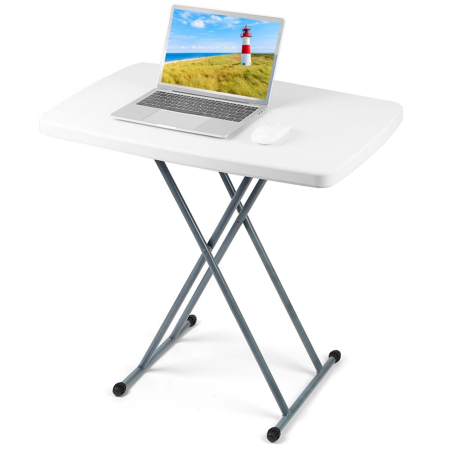 Folding Height Adjustable Snack Table