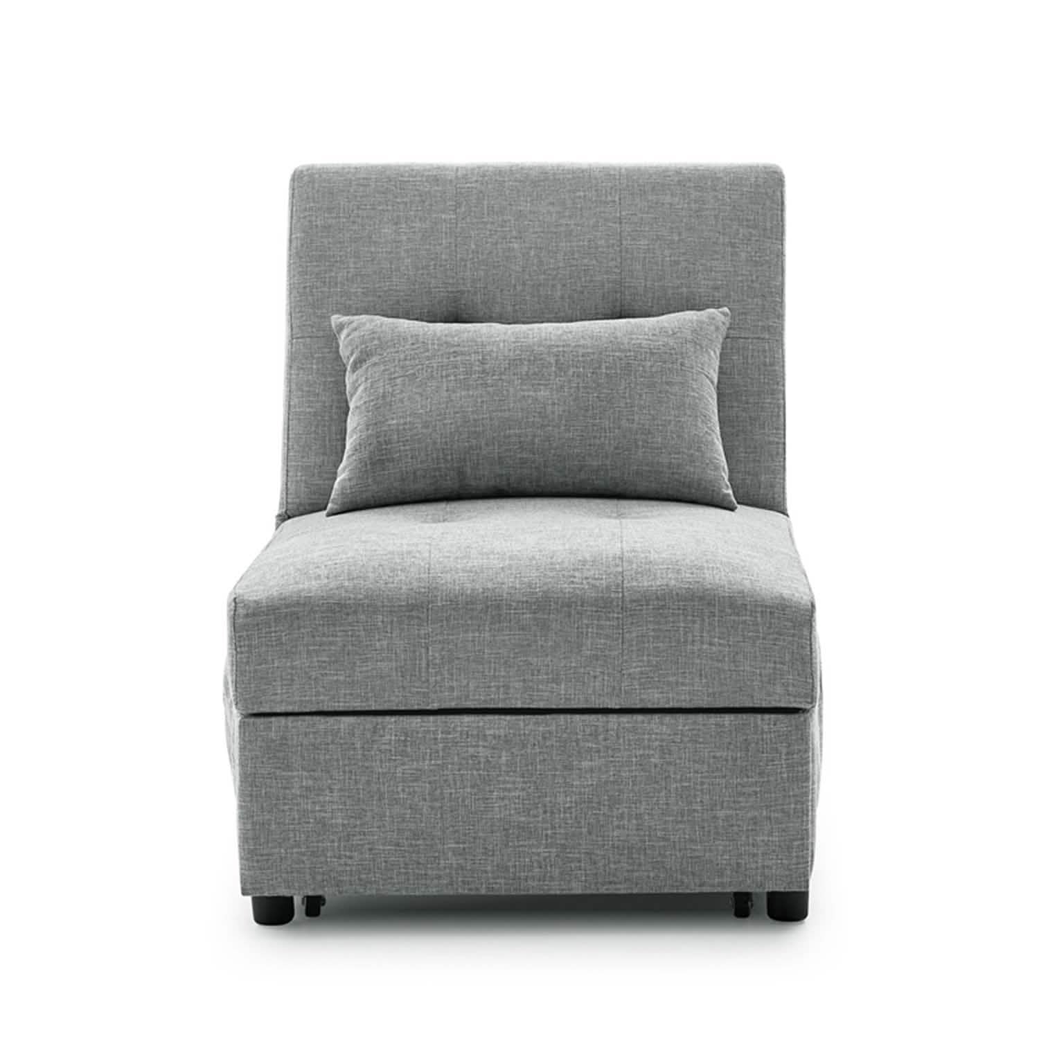 Folding Ottoman Sofa Bed Convertible Upholstered Daybed