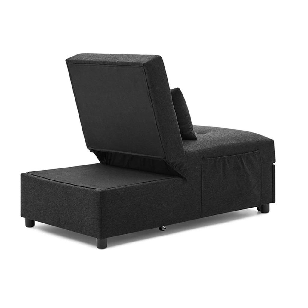 Folding Ottoman Sofa Bed Convertible Upholstered Daybed