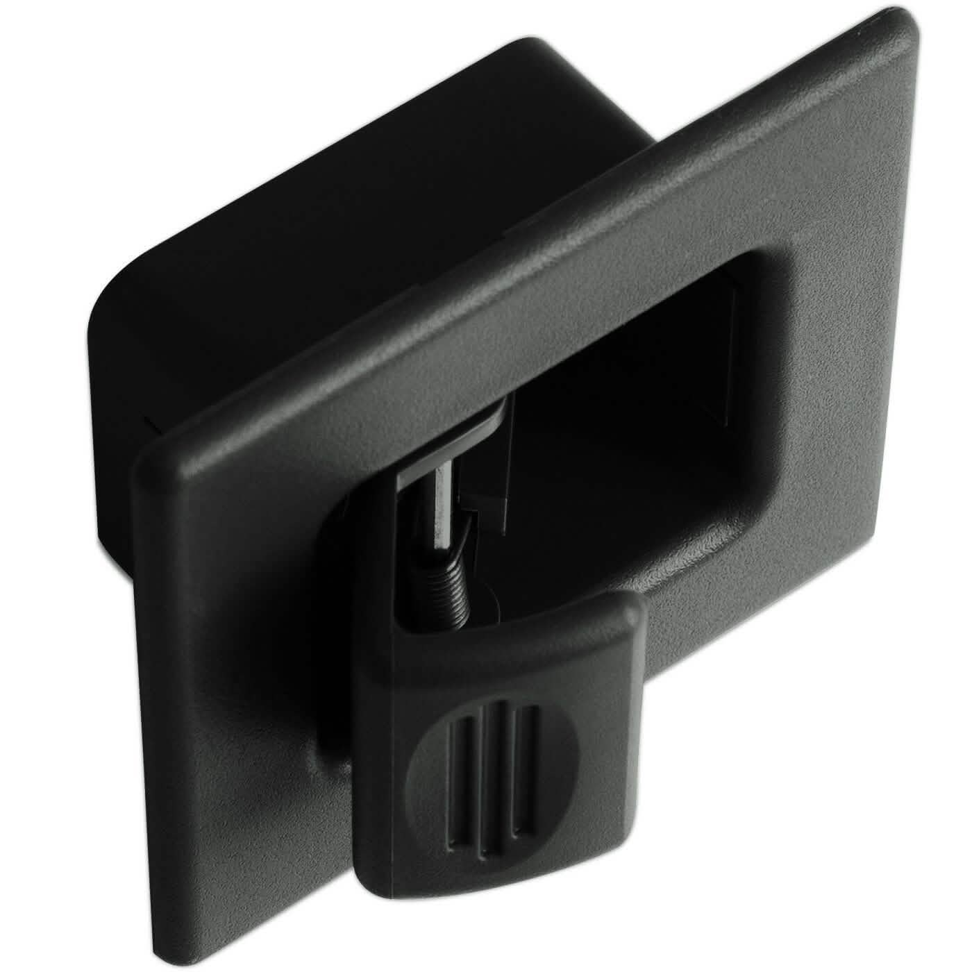 Folding Seat Latch Fits 00-07 GM Chevy Black Rear Bucket Release Lock Button