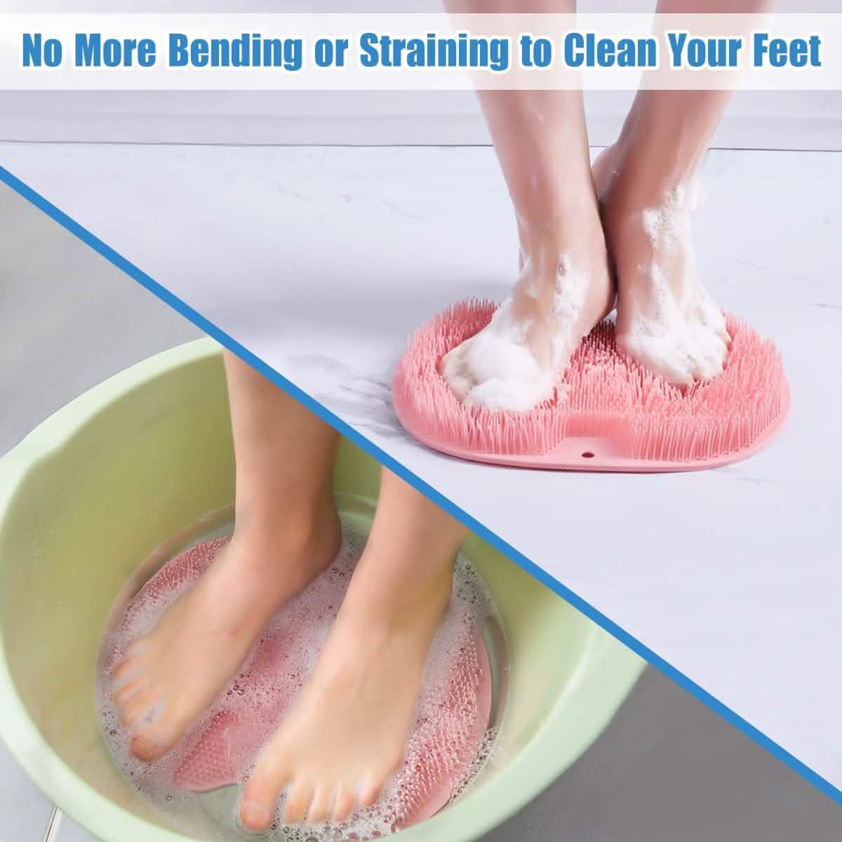 Foot Scrubber Back Brush Bathroom Massager