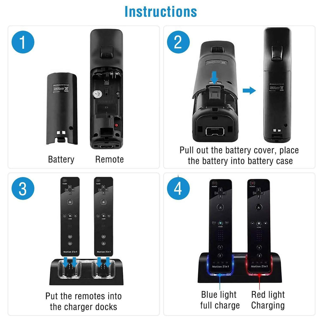 For Wii Remote Controller Charger