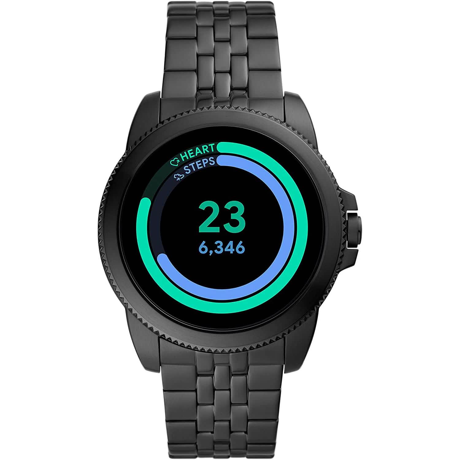Fossil Men's Gen 5E 44mm Stainless Steel Touchscreen Smartwatch with Alexa