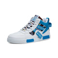 Four Seasons New Men's Casual Shoes Fashionable Outdoor Sports Shoes Trendy High Top Board Shoes