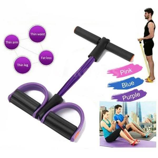 Four Tube Home Rope Pedal Exerciser