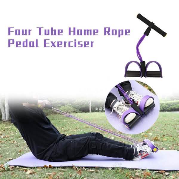 Four Tube Home Rope Pedal Exerciser