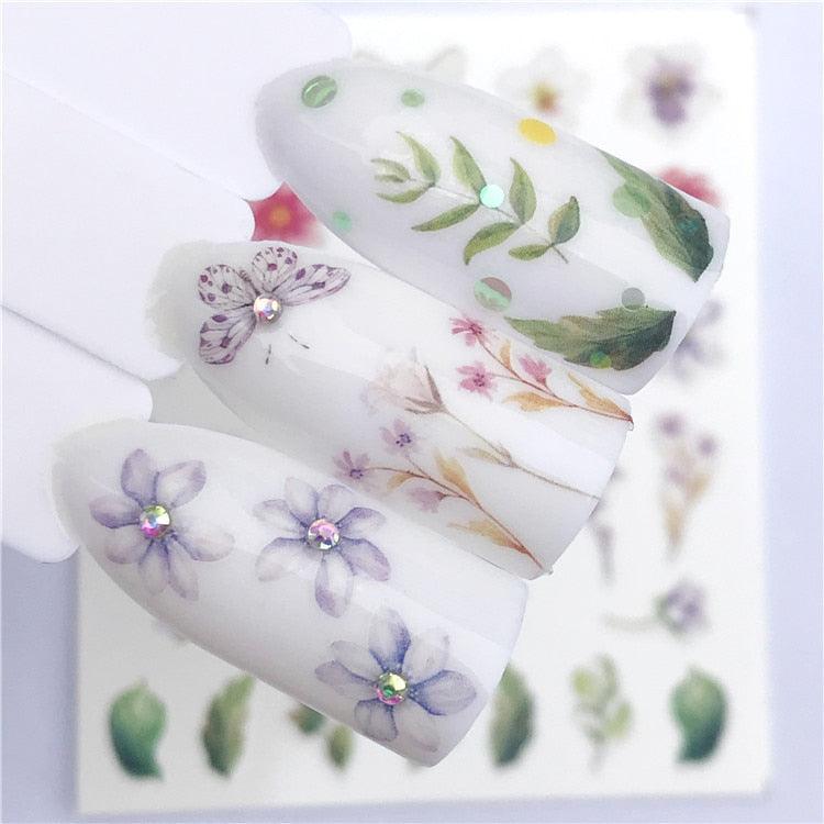 Fox Wolf Animal 3D Embossed Nail Sticker Flower Adhesive Manicure Slider Nail Art Tips Decorations Decals Manicure Design Golden Firework Star Accessories Heart Nail Art Stickers Glitter Decals Love Nail Sequins Laser Heart Nail