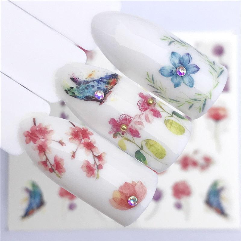 Fox Wolf Animal 3D Embossed Nail Sticker Flower Adhesive Manicure Slider Nail Art Tips Decorations Decals Manicure Design Golden Firework Star Accessories Heart Nail Art Stickers Glitter Decals Love Nail Sequins Laser Heart Nail