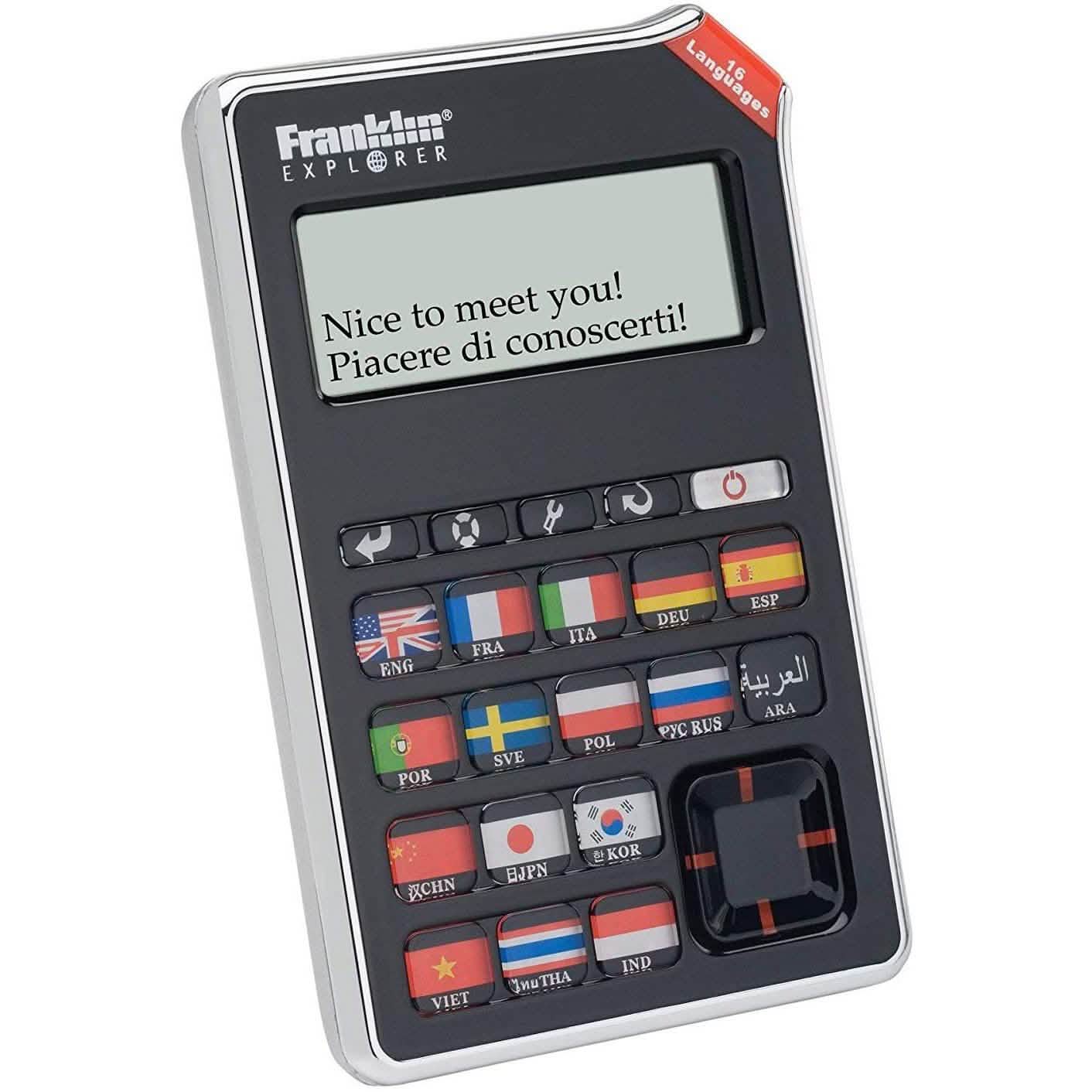 Franklin 16 Language Speaking Phrase Translator (Refurbished)