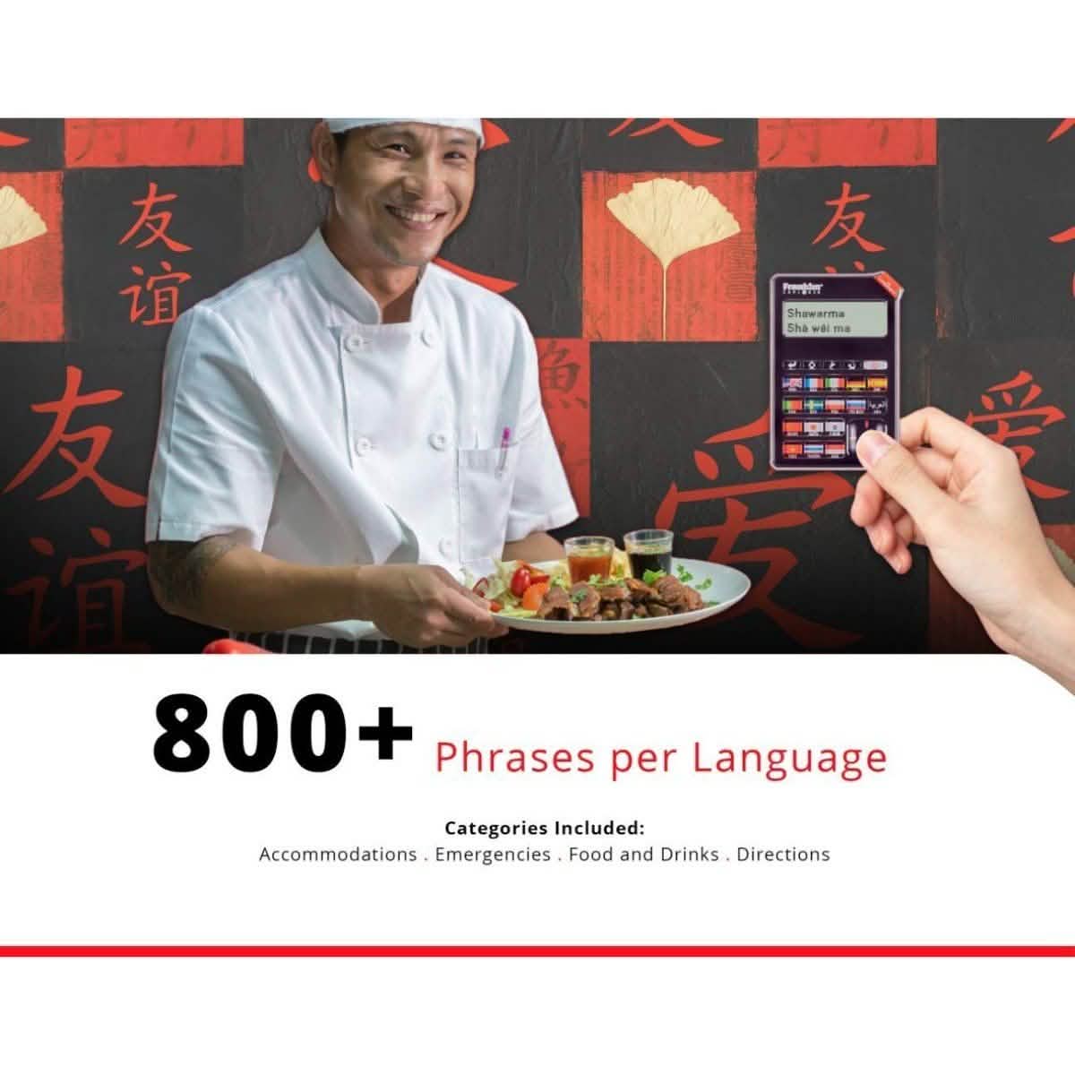 Franklin 16 Language Speaking Phrase Translator (Refurbished)