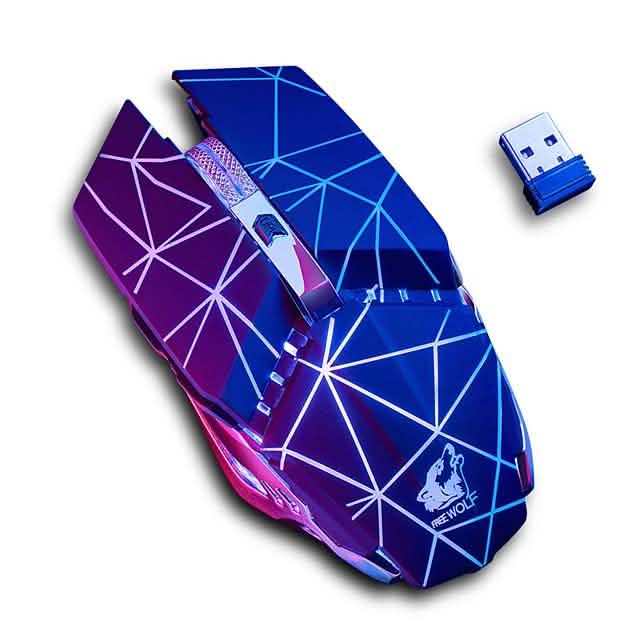Free Wolf X11 Wireless 2.4G Optical Gaming Mouse