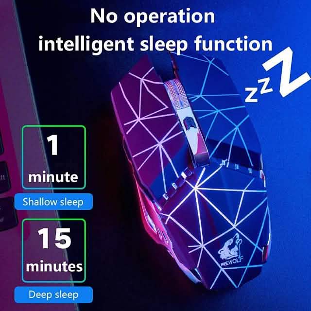 Free Wolf X11 Wireless 2.4G Optical Gaming Mouse