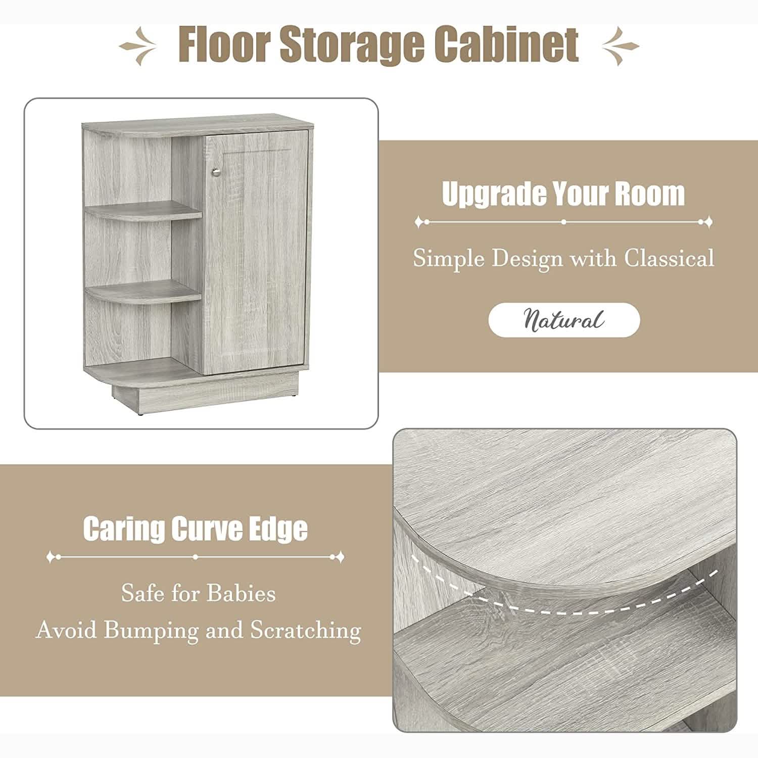 Freestanding Cabinet Bathroom Storage