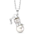 FreshWater Pearl Drop Snowman Necklace