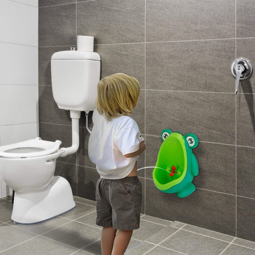 Frog Potty Training Urinal Bathroom with Funny Aiming Target