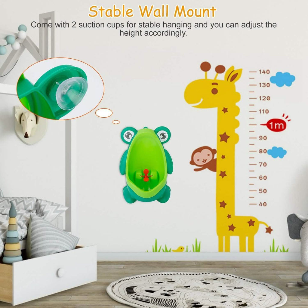 Frog Potty Training Urinal Bathroom with Funny Aiming Target
