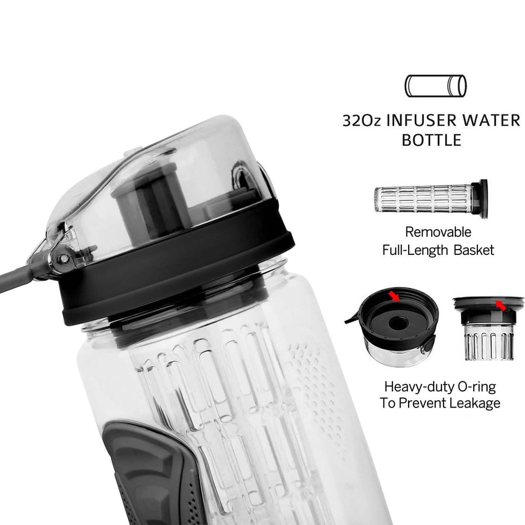 Fruit Infuser Water Bottle 32OZ Juice Shaker