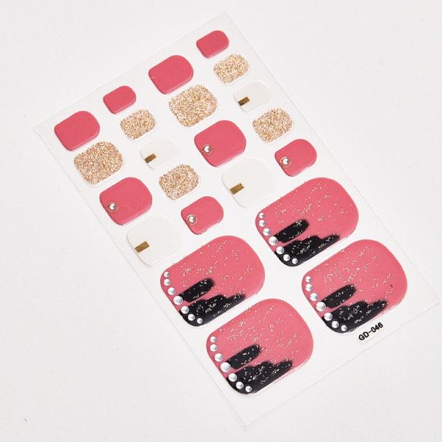 Full Beauty Loveliness Designed Manicure Valentines Nail Art Designer Nail Decals Kids Nails Art Decoration Nail Sticker Set French Tip Guides Stickers French Nail Stickers Form Fringe Guides for Decoration Stencil Tools
