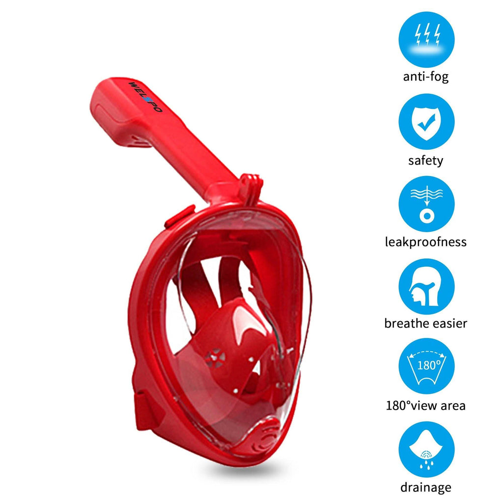Full Face Mask Swimming Underwater Diving Snorkel Scuba