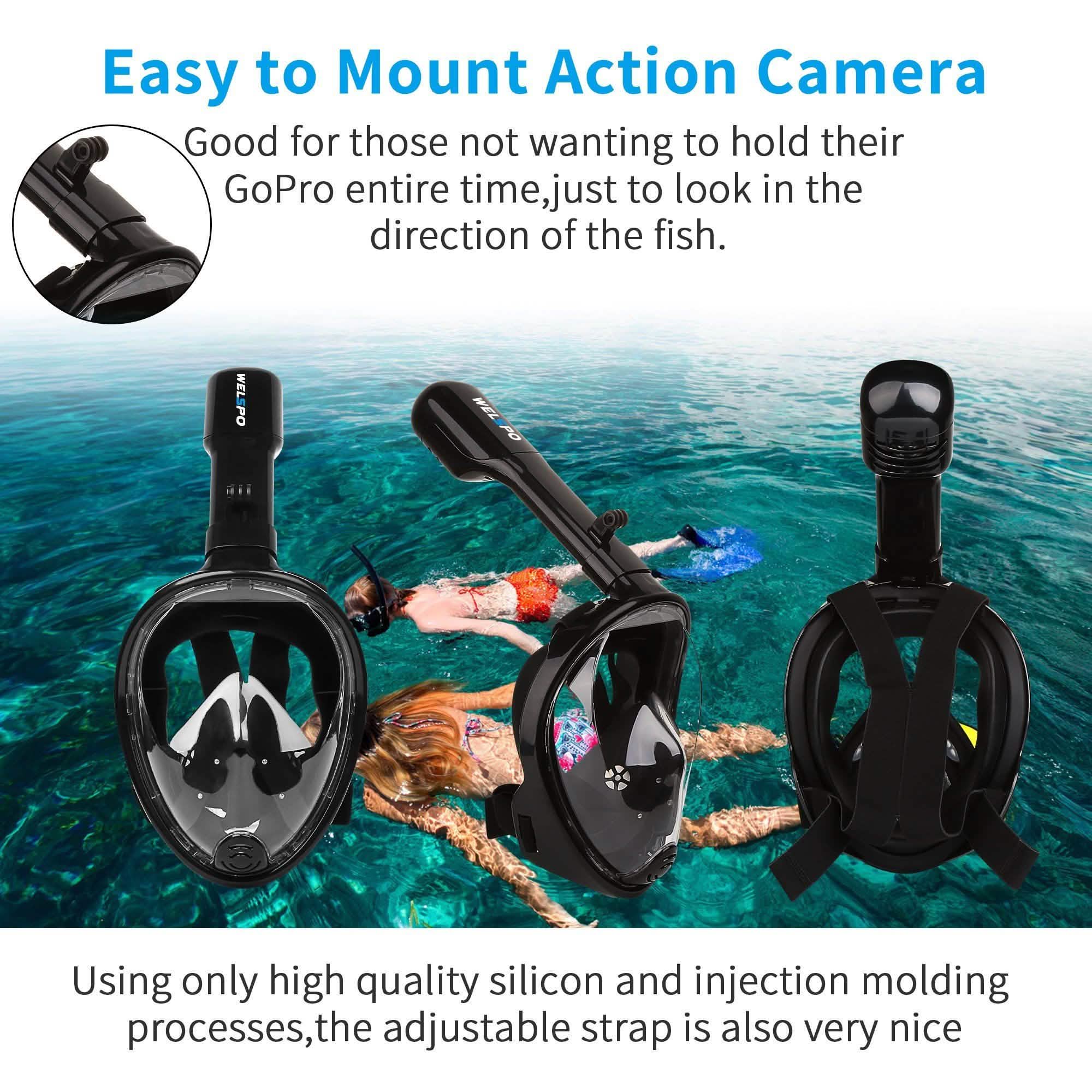 Full Face Mask Swimming Underwater Diving Snorkel Scuba