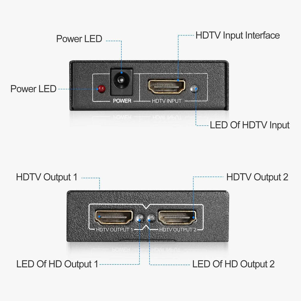 Full HD1080P HDTV Splitter Amplifier