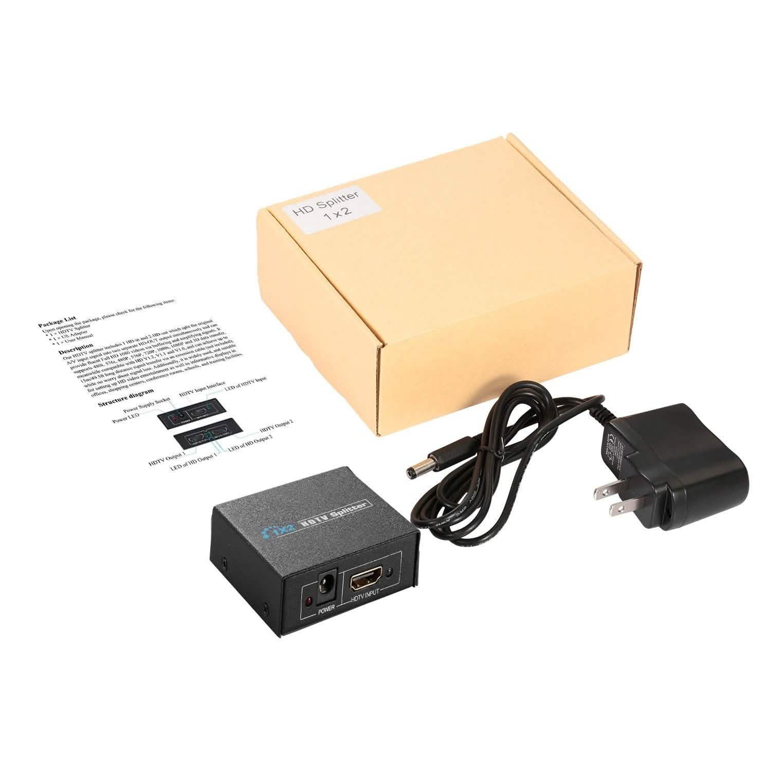 Full HD1080P HDTV Splitter Amplifier