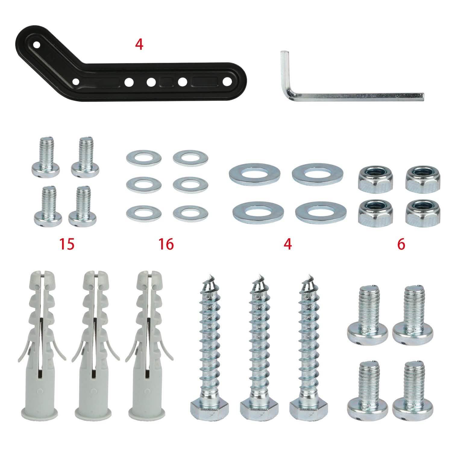 Full-Motion Articulating Wall Mount for 23"-55" TVs