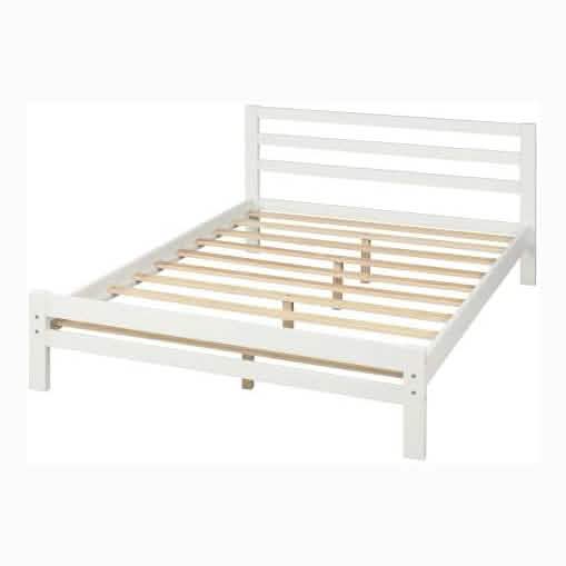 Full Platform Bed Frame with Two Storage Drawers