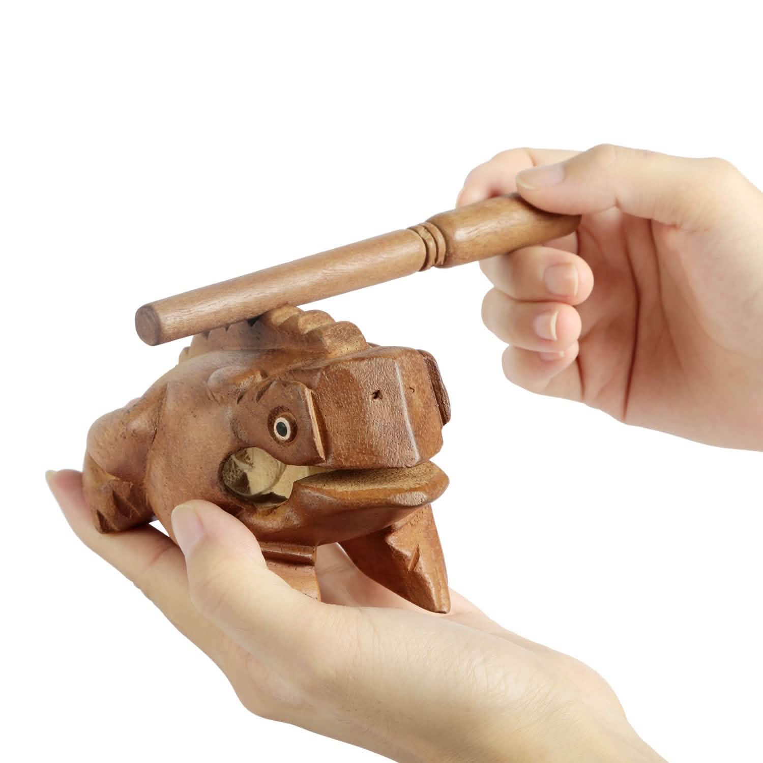 Fun Wooden Frog Percussion Instrument