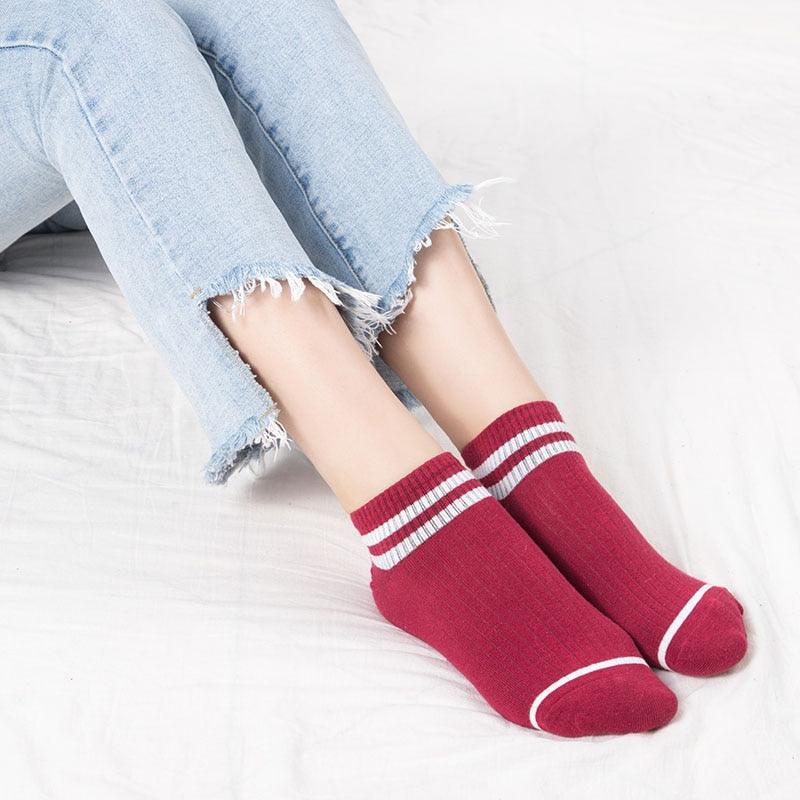 Funny Cute Cotton Crew Socks Women Fashion Colorful  Retro Long Socks New Year Christmas Gifts For Men And Women
