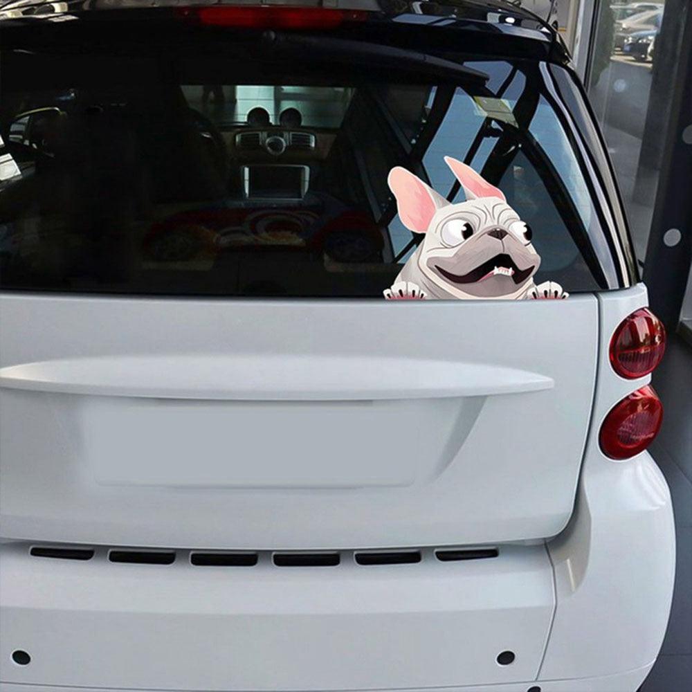 Funny Dog Head In The Crack Vinyl Car Funny Dog Head In The Crack Vinyl Car Stickers Decals Motorcycle Accessories Car-window Decorative Goods Broken Glass Sticker Car Stickers Decals Motorcycle Accessories Car-window Decorative Goods Pvc Car Sticker
