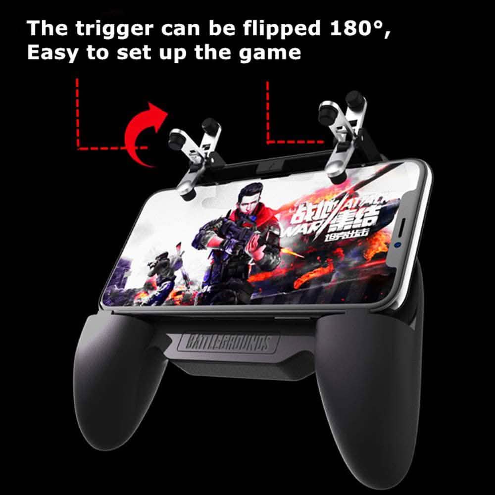 Gaming Grip with Portable Charger Cooling Fan