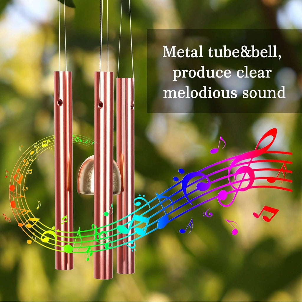 Garden Patio Yard Waterproof Solar Hummingbird Wind Chimes