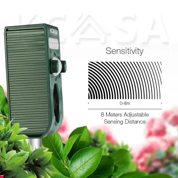 Garden Ultrasonic PIR Sensor Solar Animal Dispeller