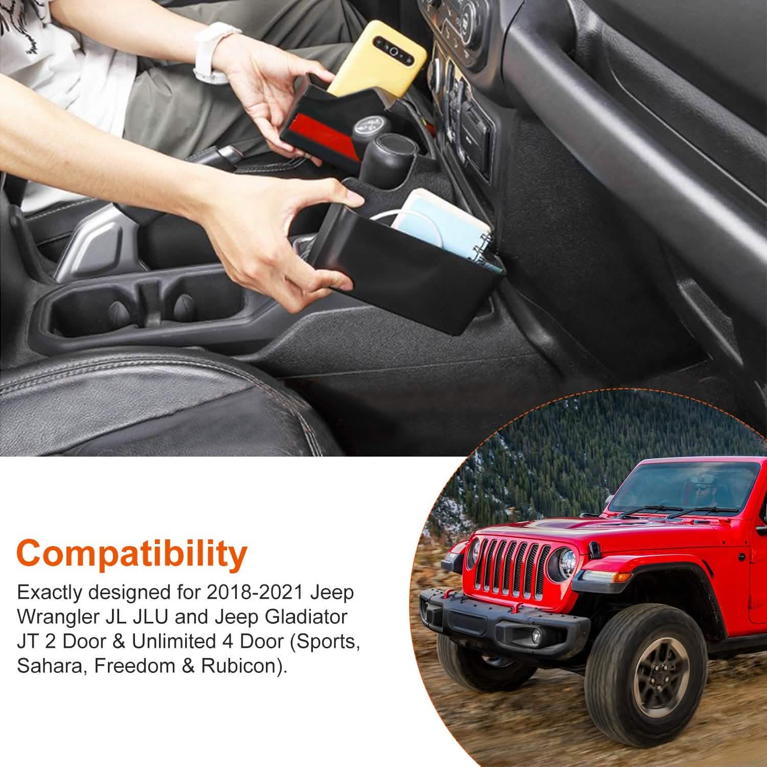 Gear Shift Console Side Tray