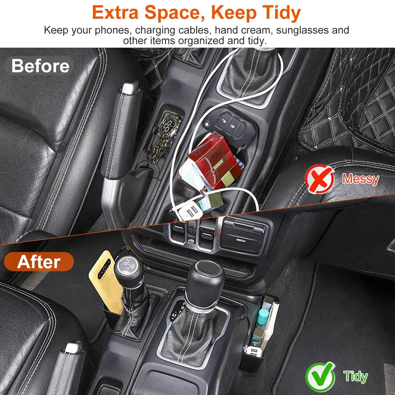 Gear Shift Console Side Tray