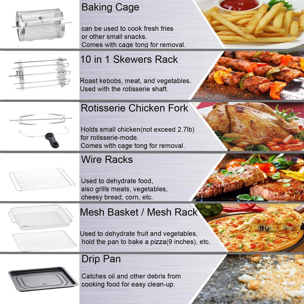 Geek Chef Electric Air Fryer Oven