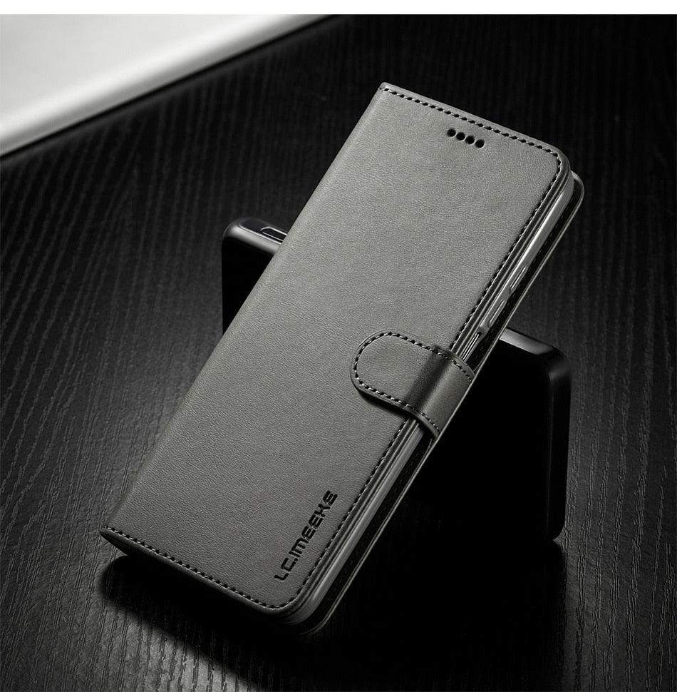 Genuine Premium Leather Detachable Magnetic Flip Cover with Card Holders Horizontal Case For Redmi Note 11 Pro 5G Case On Redmi Note 11 11S 10S 10 10C 9S 9 9T 8T 8 7 Case For Xiaomi Redmi Note11 Pro 5G Case