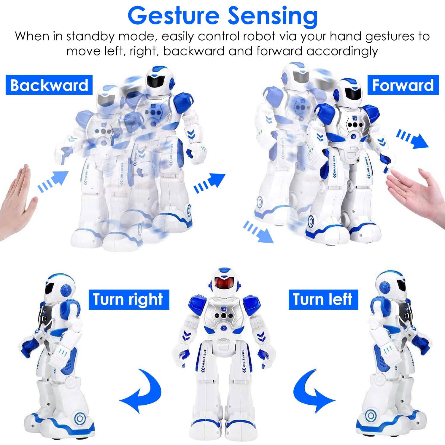Gesture Sensing Intelligent Remote Control Robot