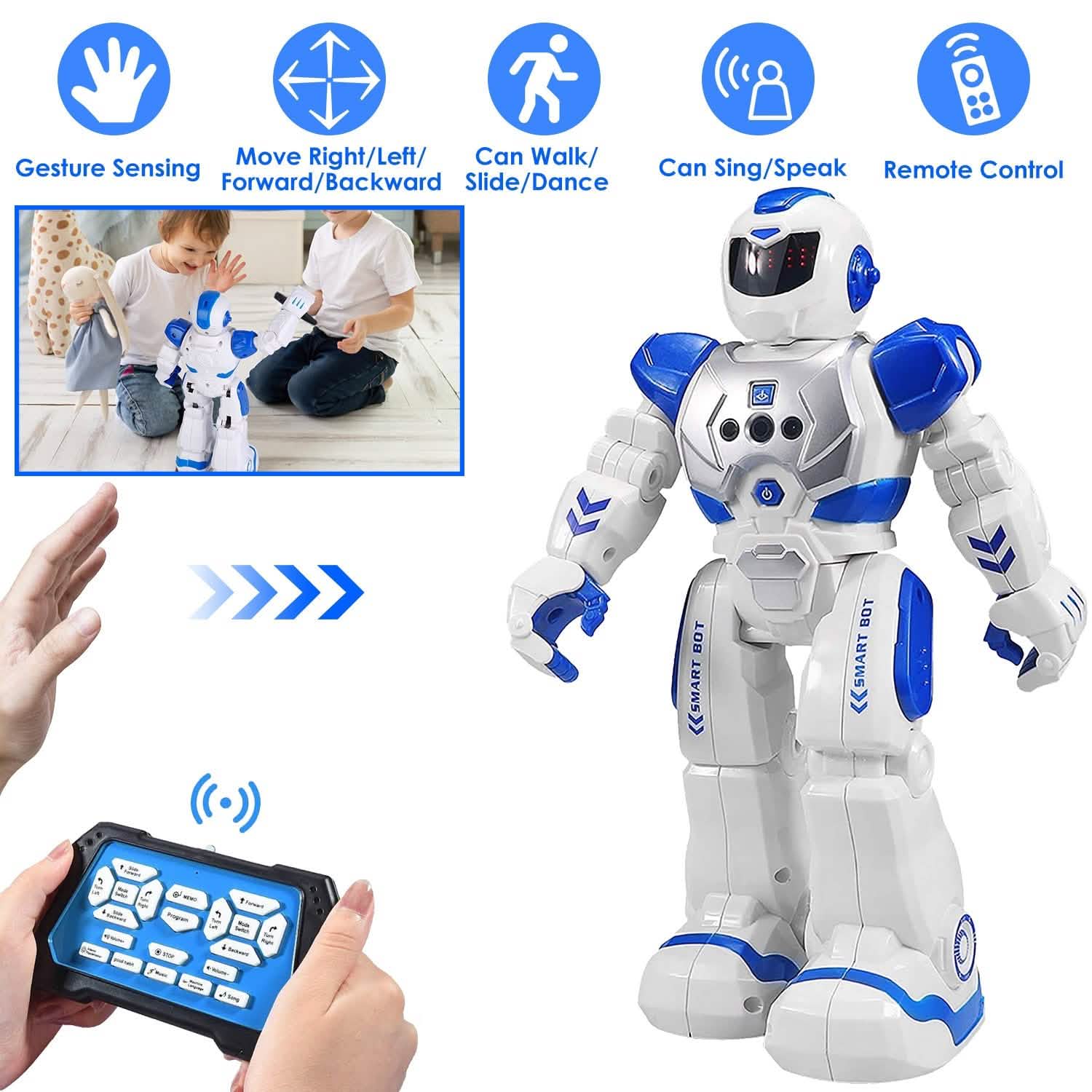 Gesture Sensing Intelligent Remote Control Robot