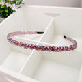 Girls Shiny Luxury Rhinestone Hair Band High Quality Diamond Pearls Hair Hoop Accessories for Women Crystal Headbands Ornaments