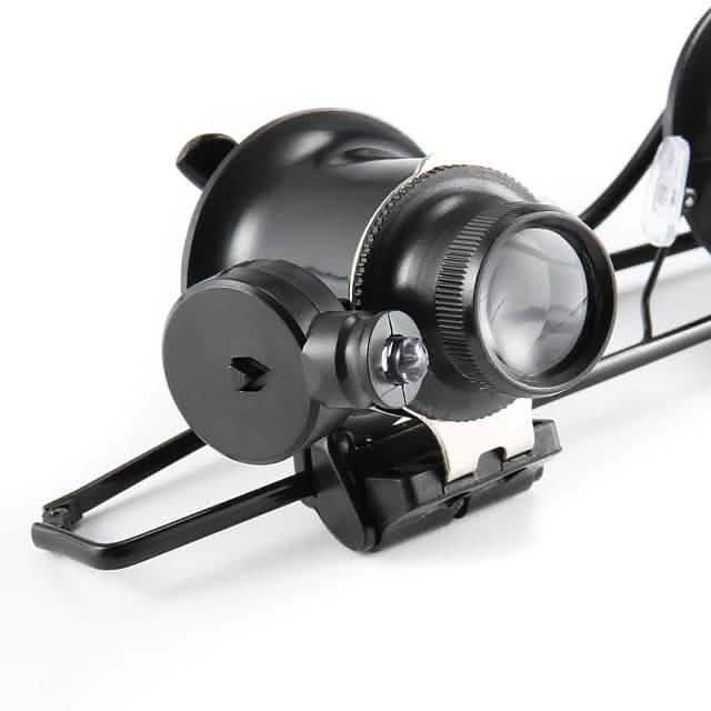 Glasses Type 20X Magnifier With White Led Light