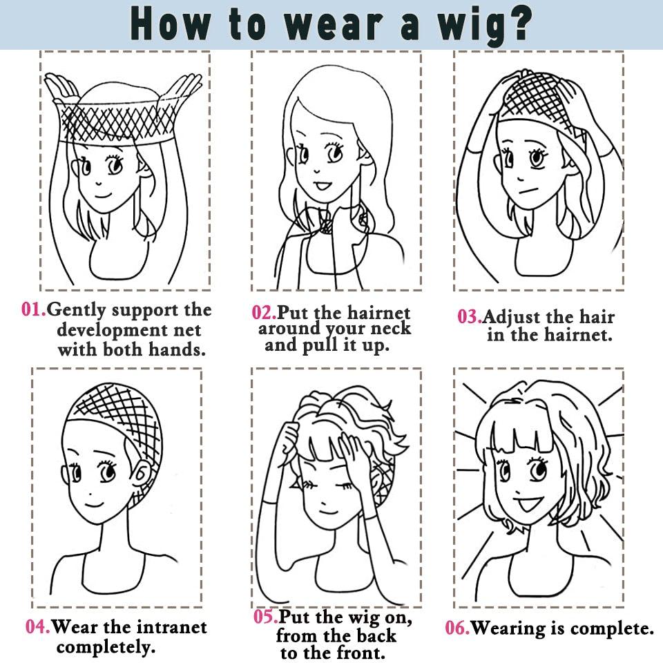 Glorious Synthetic Wigs Short Bob Wigs Black/Pink Bangs Wigs for Women Heat Resistant Fiber Hair Brazilin Wigs For Black Women Cosplay Wigs For Women