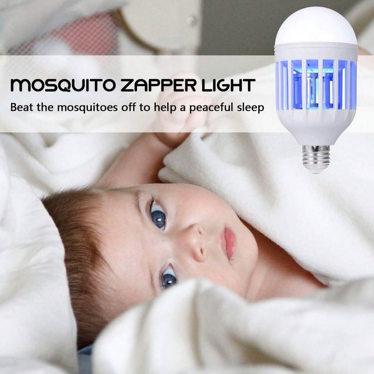 GLOUE 2-in-1 Bug Zapper and Mosquito Killer Lamp